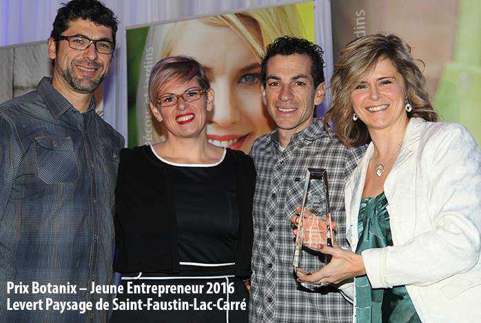 Prix Botanix - Jeune entrepreneur 2016